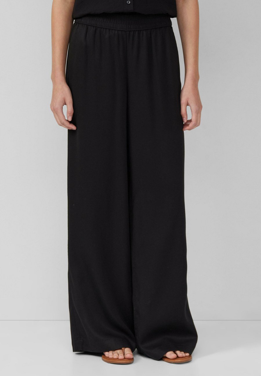 

Брюки s.Oliver TWILL MET STEEKZAKKEN EN WIJDE , Schwarz/Black