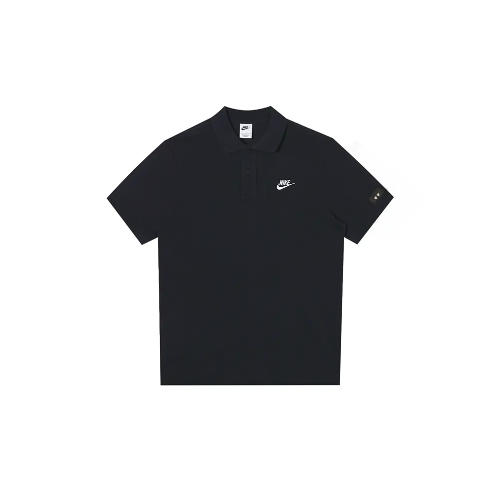 

Nike Мужская черная поло, Черный, Nike Мужская черная поло