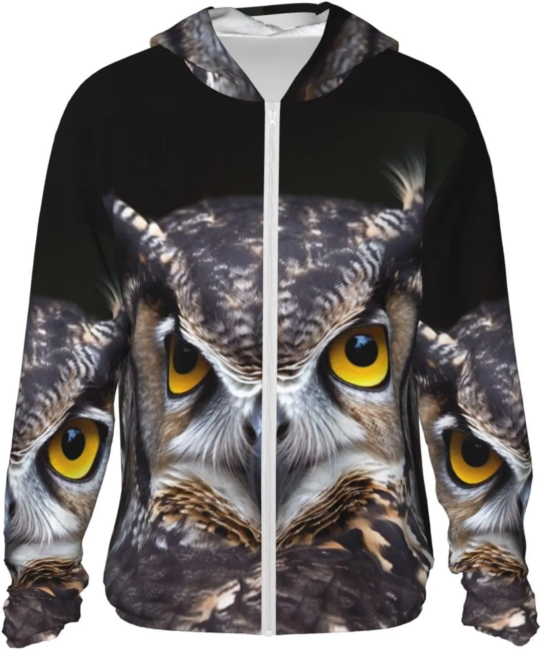 

Мужская толстовка с защитой от солнца UPF 50+ Yellow Eyed owl DWVTSLH