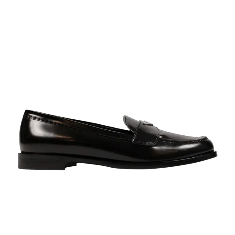 

Кроссовки Prada Wmns Leather Logo Loafer Black, черный