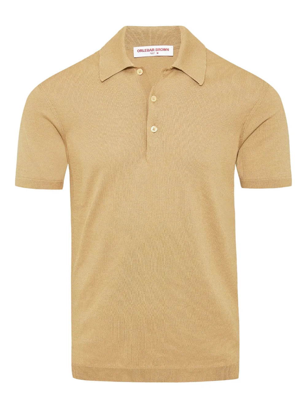

Рубашка-поло Burnham из хлопковой смеси Orlebar Brown, коричневый