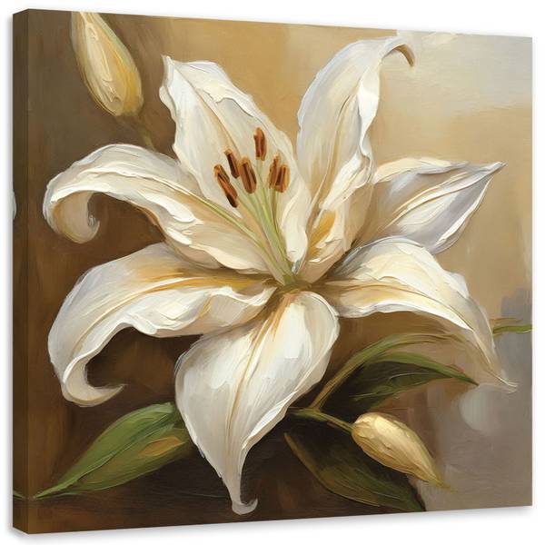 

Картина арт-принт KUNSTLOFT Lily's Graceful Bloom 1, бежевый