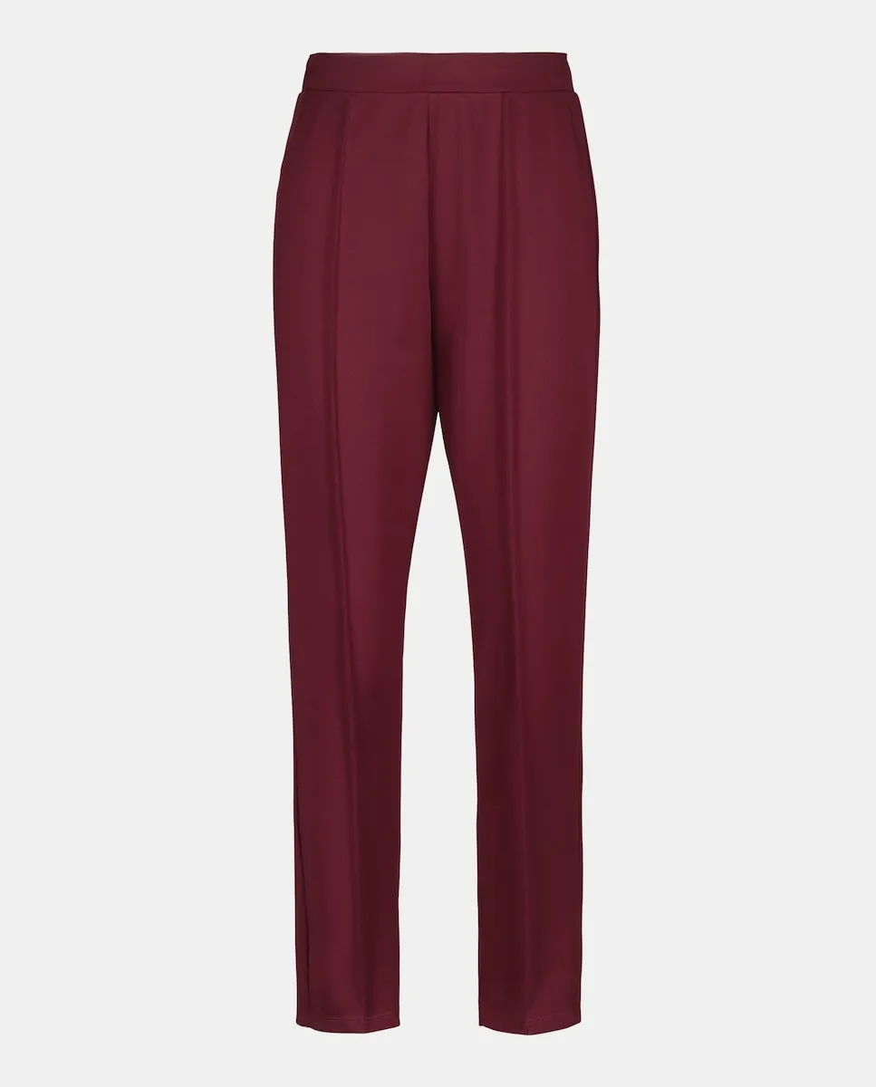 

Женские однотонные брюки на резинке Zermatt, гранатовый