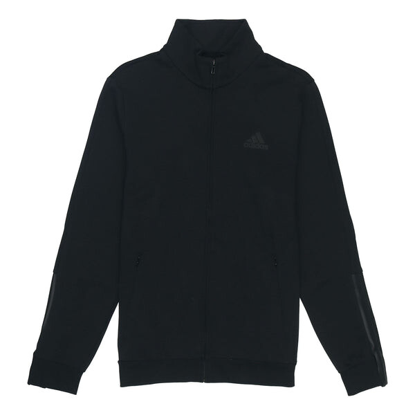 

Куртка adidas M DK TJ Solid Color Logo Athleisure Casual Sports Jacket Black, черный