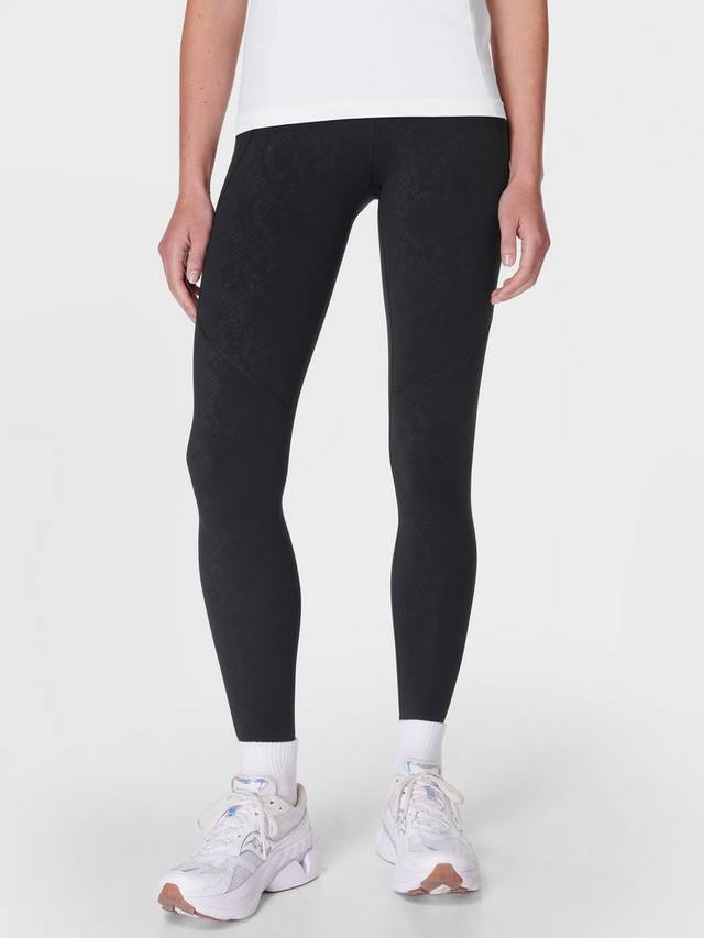 

Тренировочные леггинсы с силовым тиснением Sweaty Betty, черный