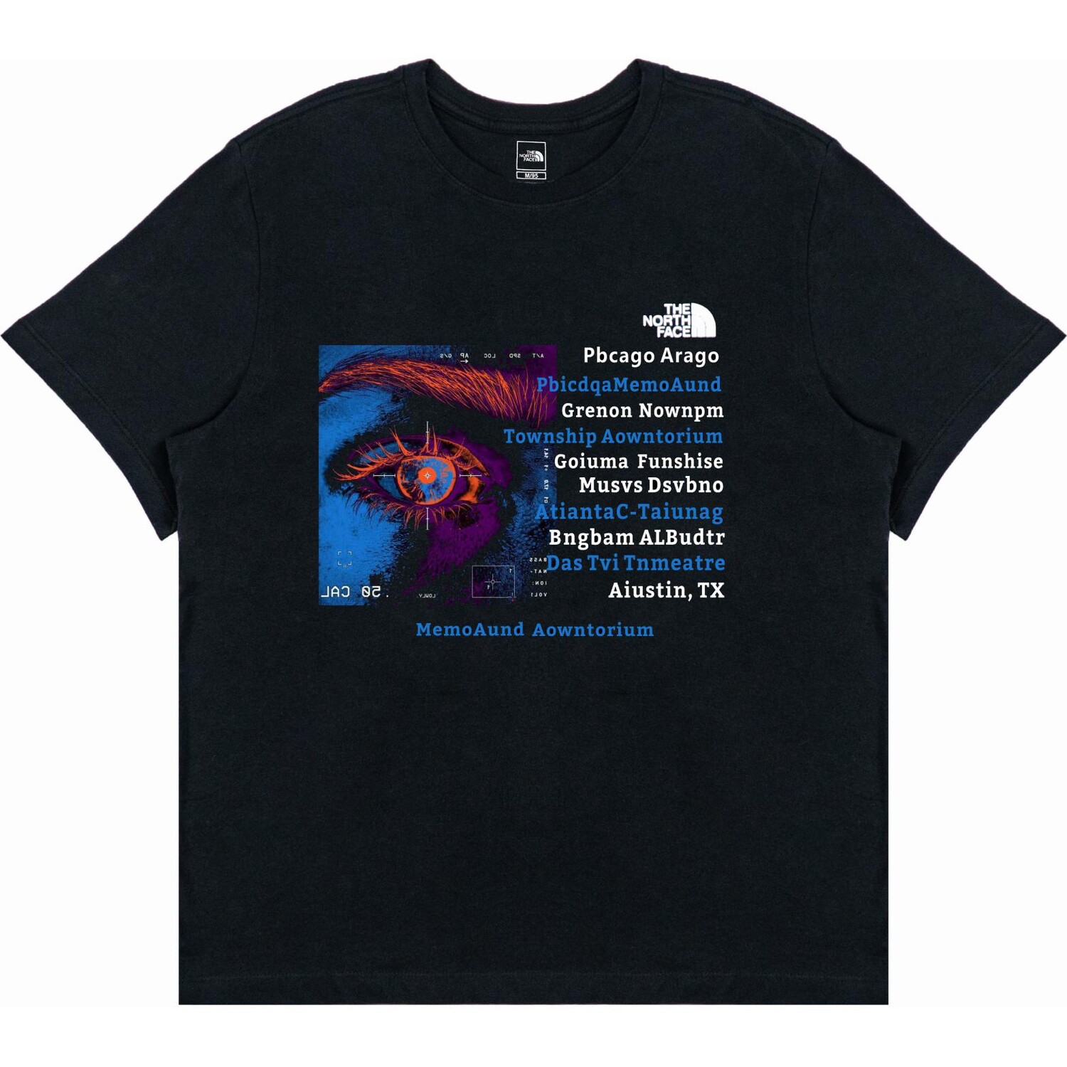 

Футболка унисекс черная The North Face, черный