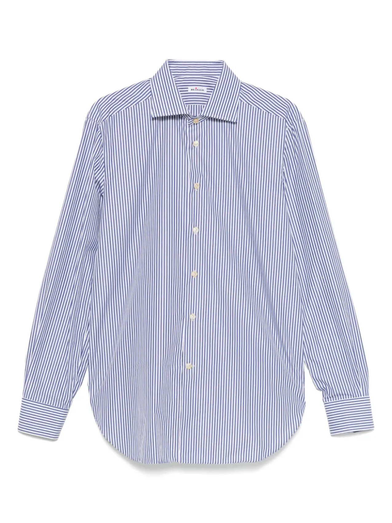 

Рубашка в полоску Kiton, синий