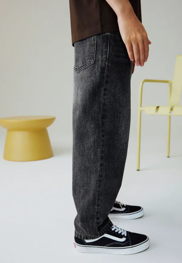 Свободные зауженные джинсы свободного кроя Next, Washed Black — фото 2