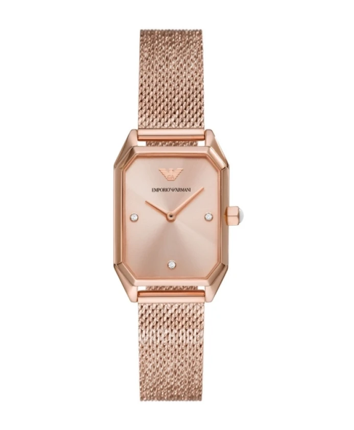 

Женские часы из нержавеющей стали. Emporio Armani, розовый