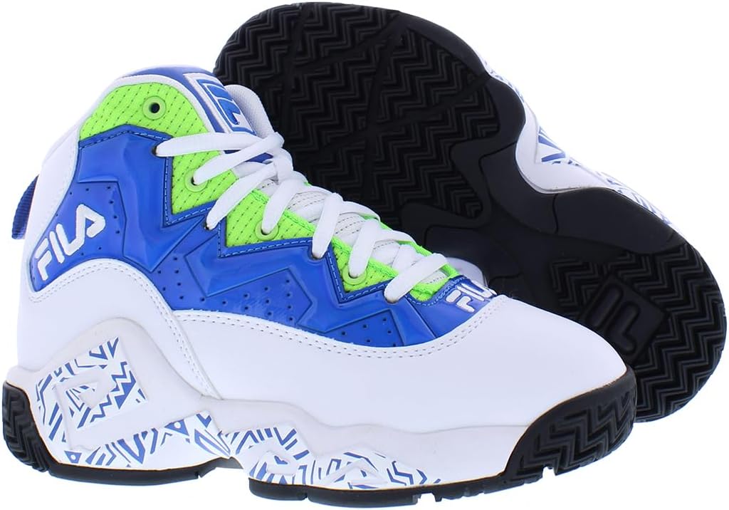 Кроссовки Fila Unisex-Child Kid's Fila Mb, белый/синий — фото 2