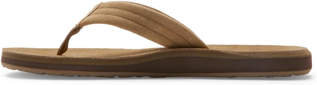 Мужские сандалии Quiksilver Carver из замши, Tan 1 — фото 3