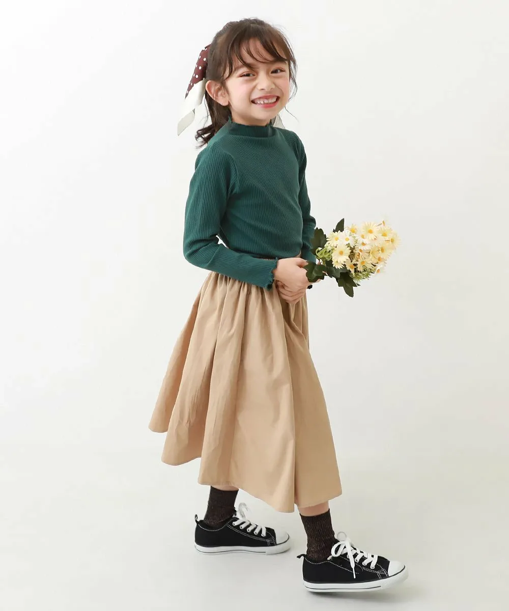 Футболка с длинным рукавом Mellow Rib, длинная футболка, модель 25AW Devirock, G Green — фото 4