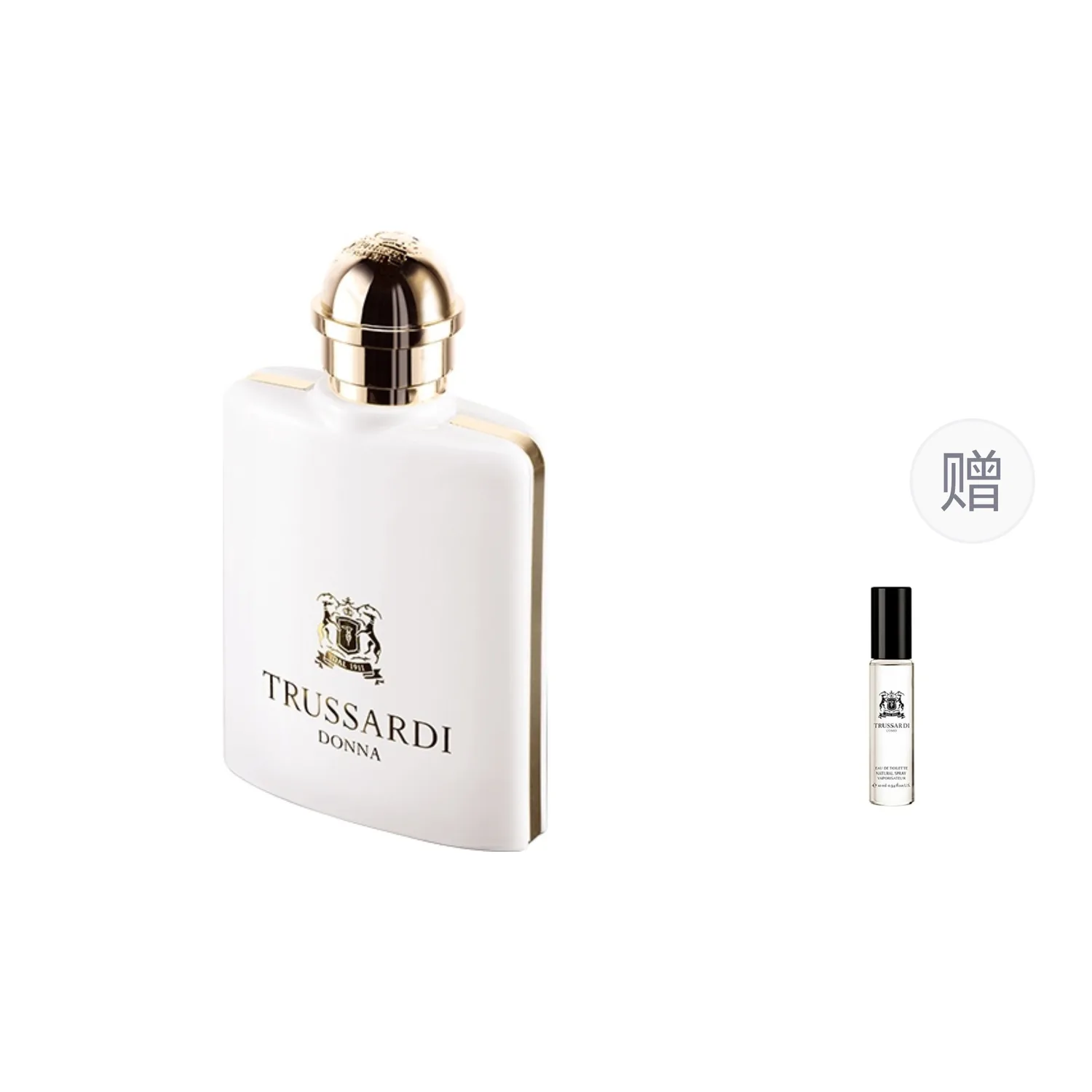TRUSSARDI Женские духи Donna Elegance с восточным аккордом попурри, жасмином и кедром, 50ml+Random Fragrance 10ml