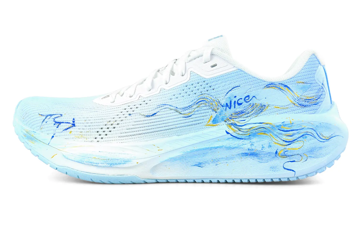 

Li Ning Version 2.0 с амортизацией, устойчивостью к истиранию и скольжению, низкие, резина+EVA Li-Ning, lake синий