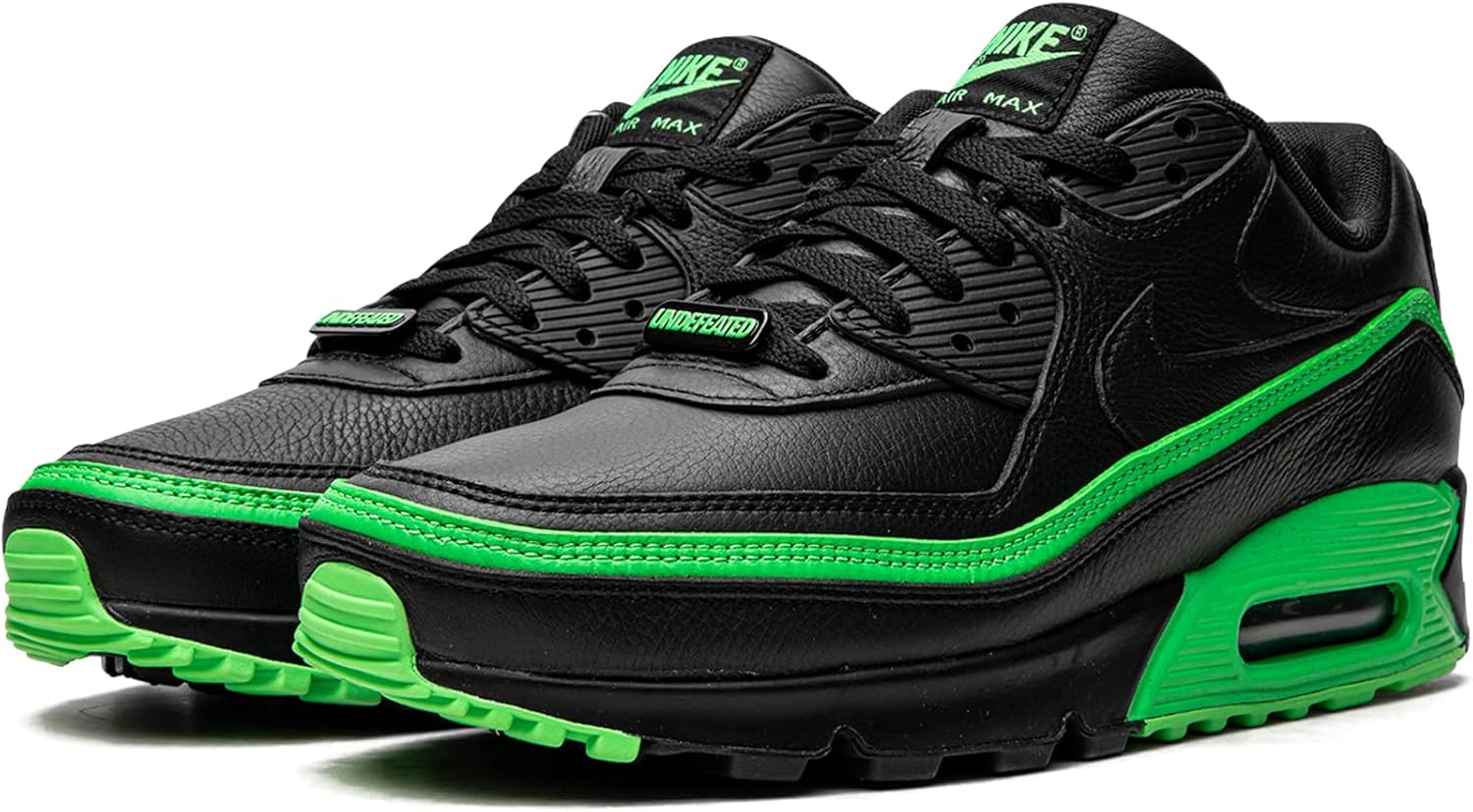Nike Мужские кроссовки Air Max 90 / Undftd Undefeated Black/Green Cj7197 004, Black/Green — фото 3