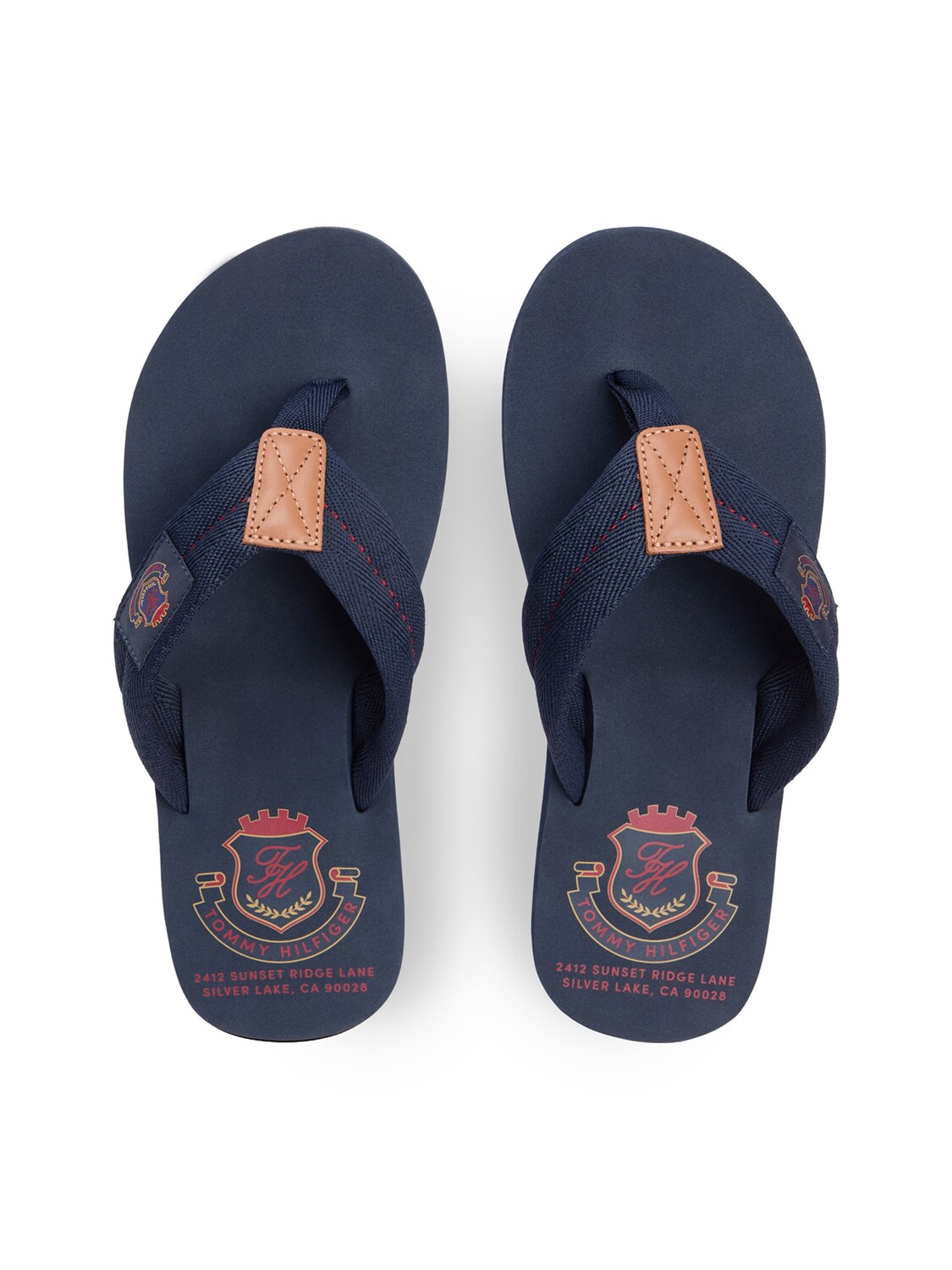 TOMMY HILFIGER Сандалии T-Bar в цвете Marine Blue — фото 3