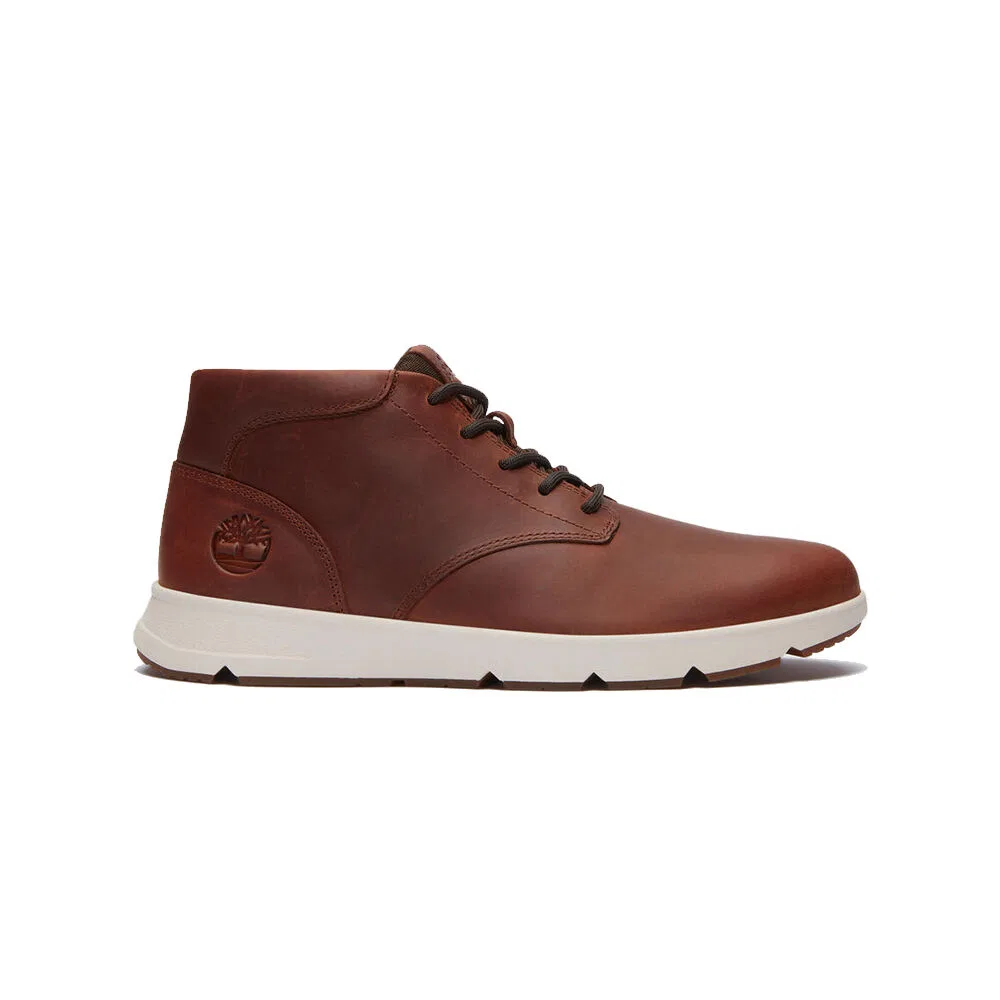 Мужские высокие кроссовки Parker Street коричневые от Timberland — фото 2