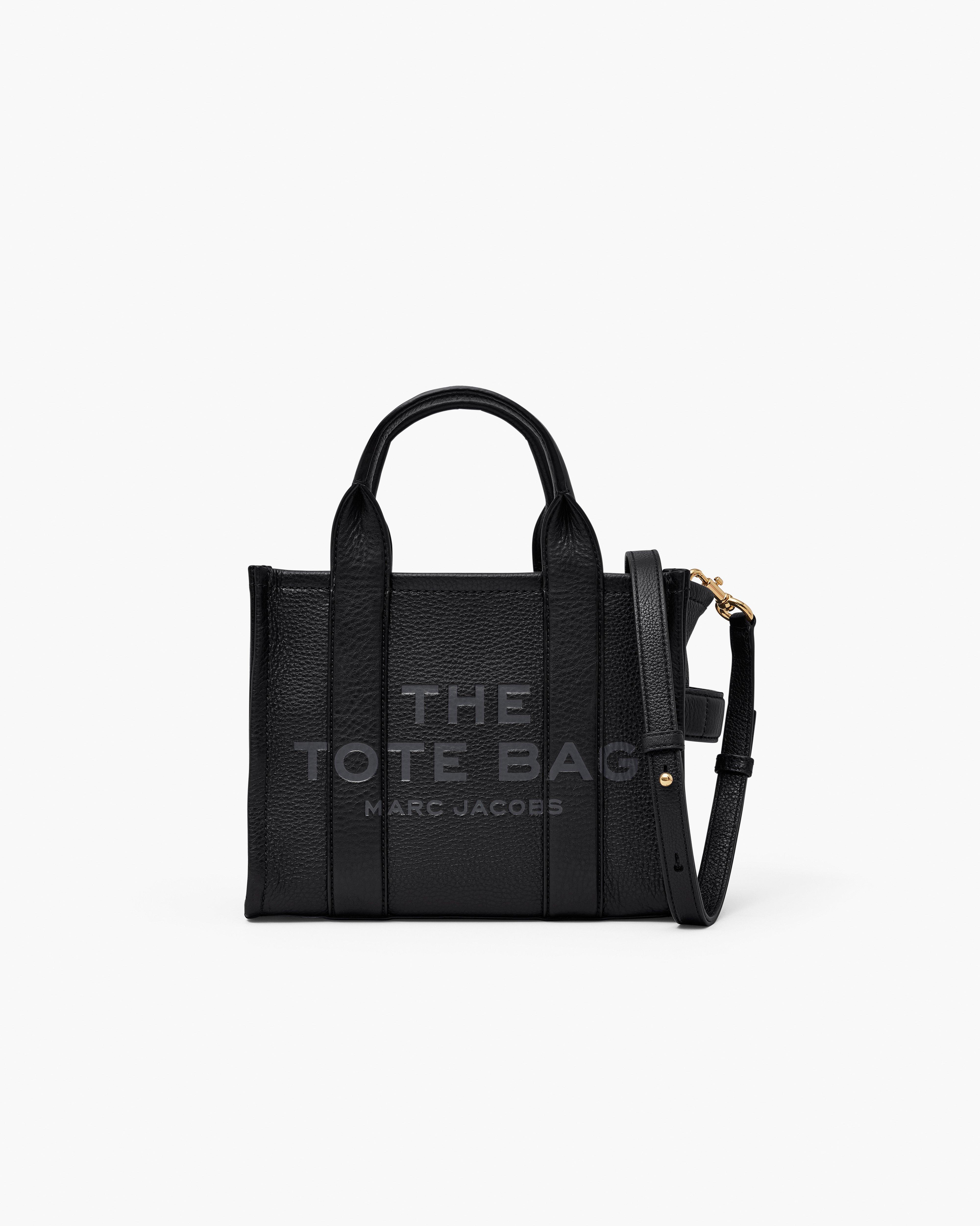 

Маленькая кожаная сумка-тоут Marc Jacobs, черный