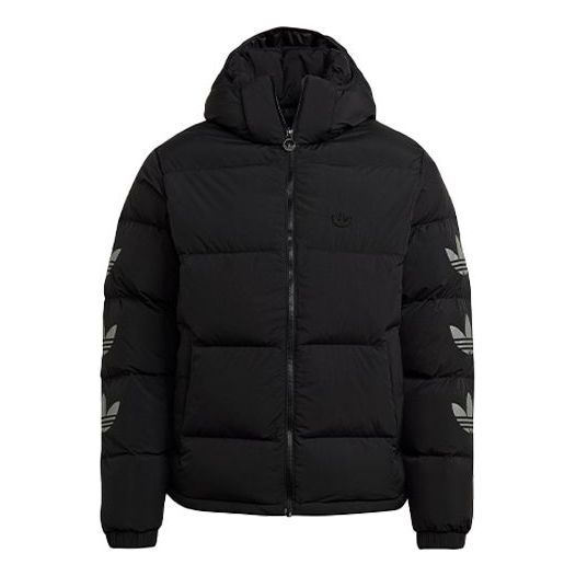 

Пуховик adidas originals Stay Warm Athleisure Casual Sports Down Jacket Black, черный