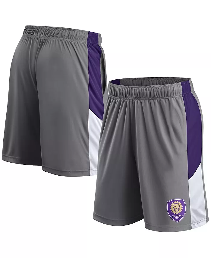 

Мужские серые шорты Orlando City SC Team Fanatics