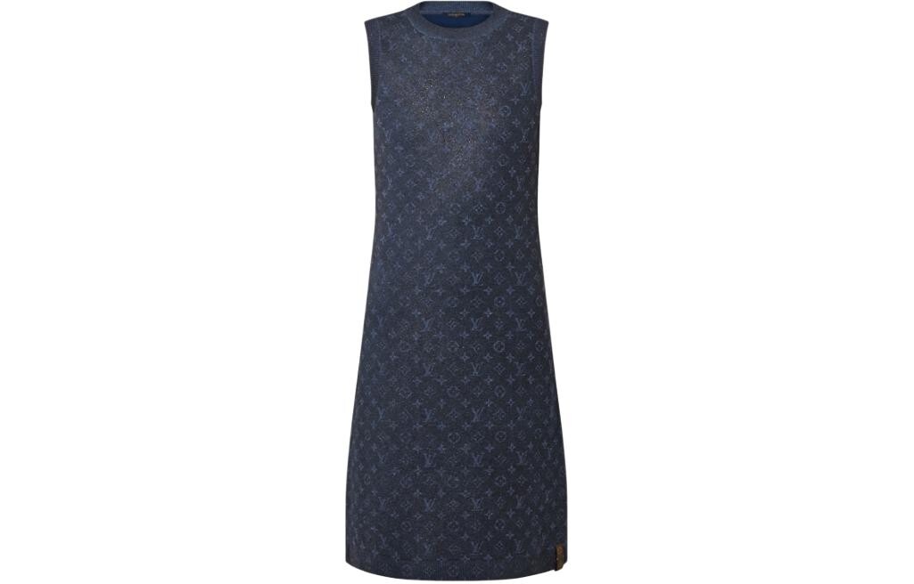 

Платье без рукавов женское темно-синее Louis Vuitton