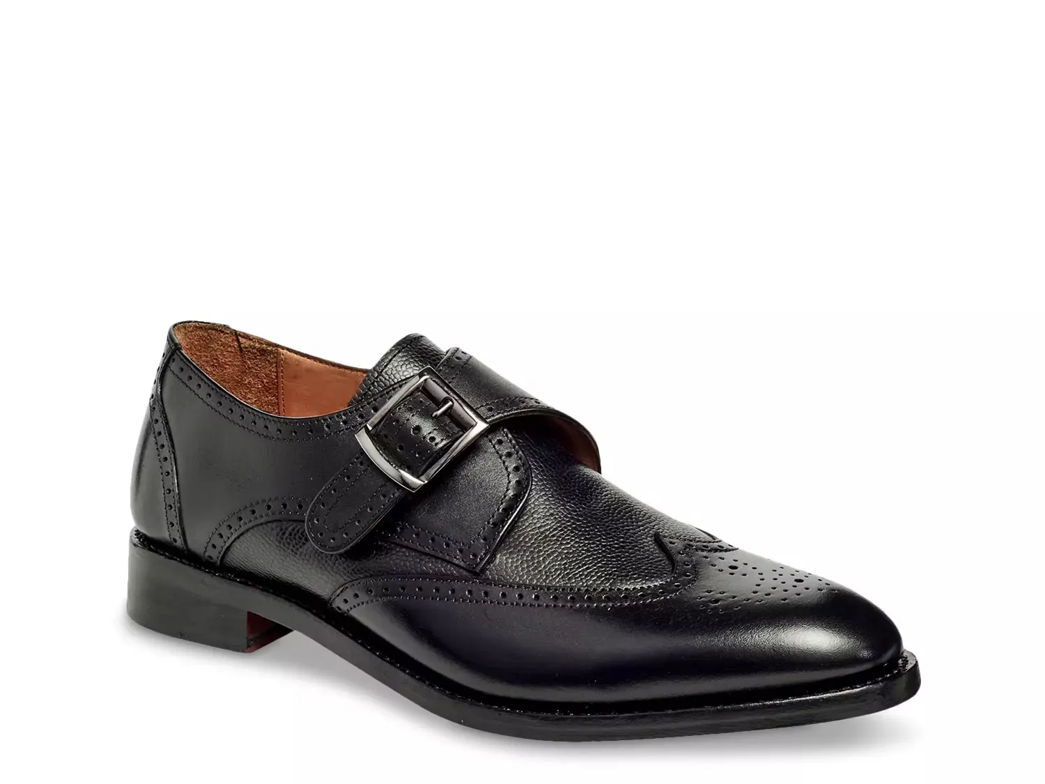 

Roosevelt Wingtip Monk Strap Слипоны Anthony Veer, Black