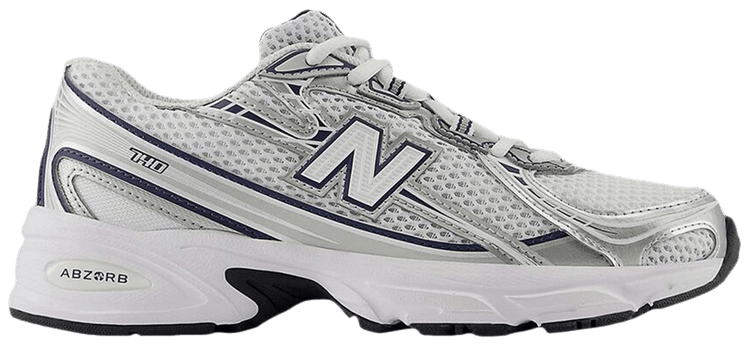 

Кроссовки New Balance 740 Big Kid Wide 'Navy White', белый