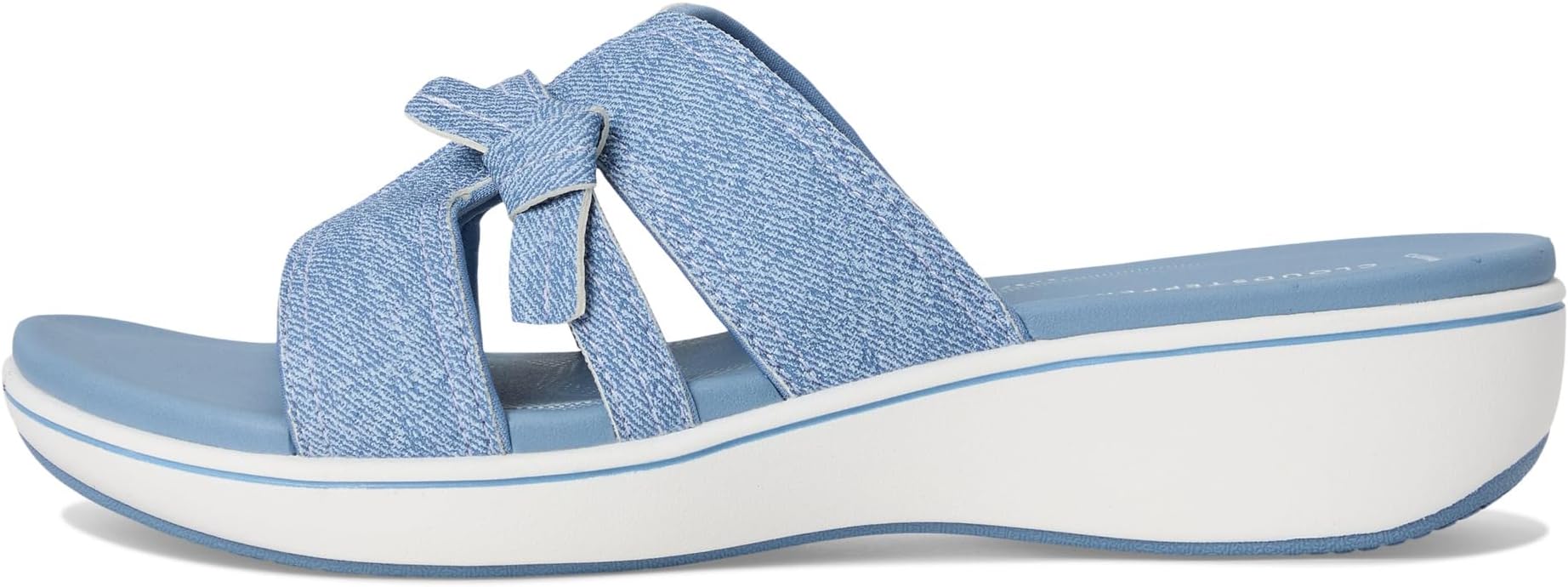 Туфли Clarks Breeze Rae Mia, цвет Denim Blue Interest Synthetic — фото 4