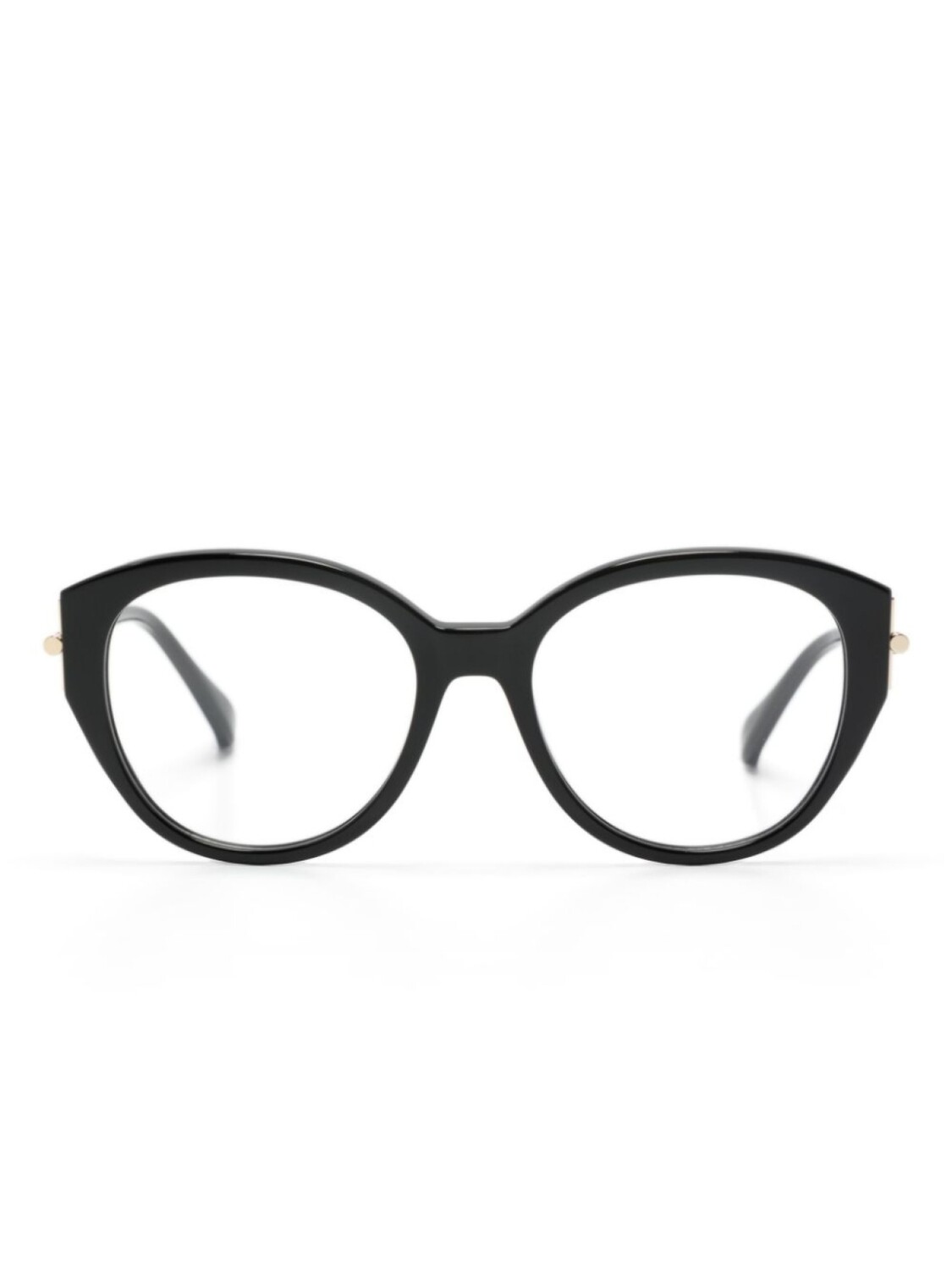 

Очки в круглой оправе с логотипом Max Mara Eyewear, черный