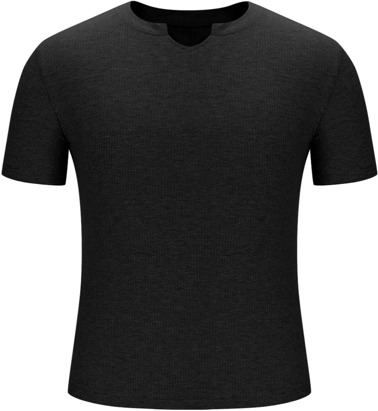 Мужская футболка Slim Fit V-образного выреза с коротким рукавом — фото 4
