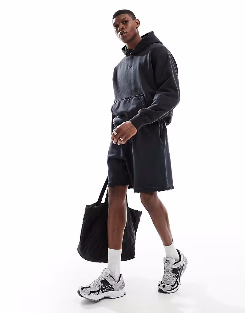 

Шорты из французского терри Solo Swoosh черного цвета Nike