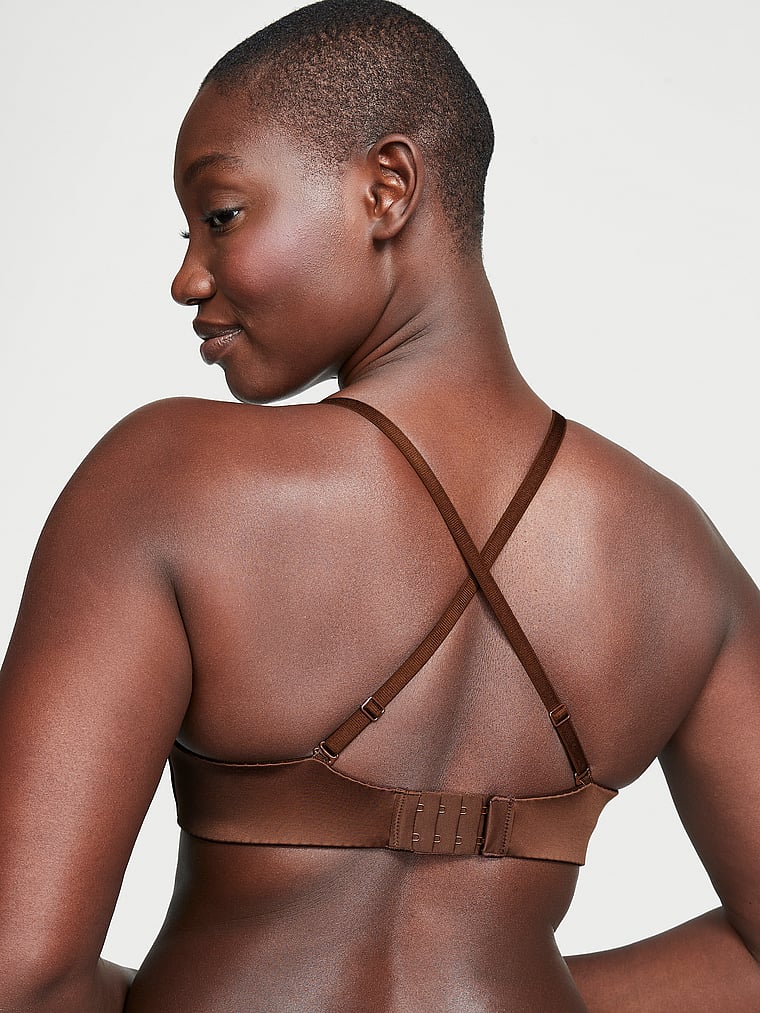 Гладкий бюстгальтер без бретелек на легкой подкладке Victoria'S Secret Bare, ganache — фото 4