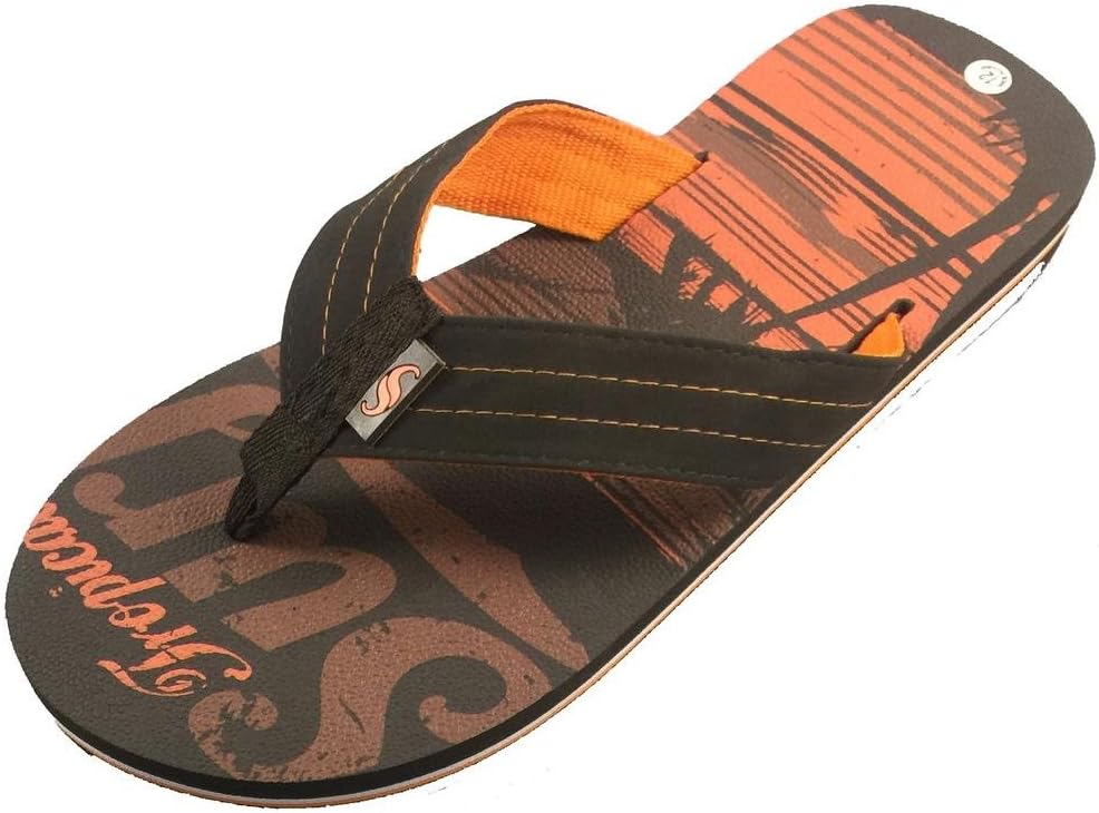 

Мужские резиновые сандалии-шлепанцы Shoe Shack, коричневый