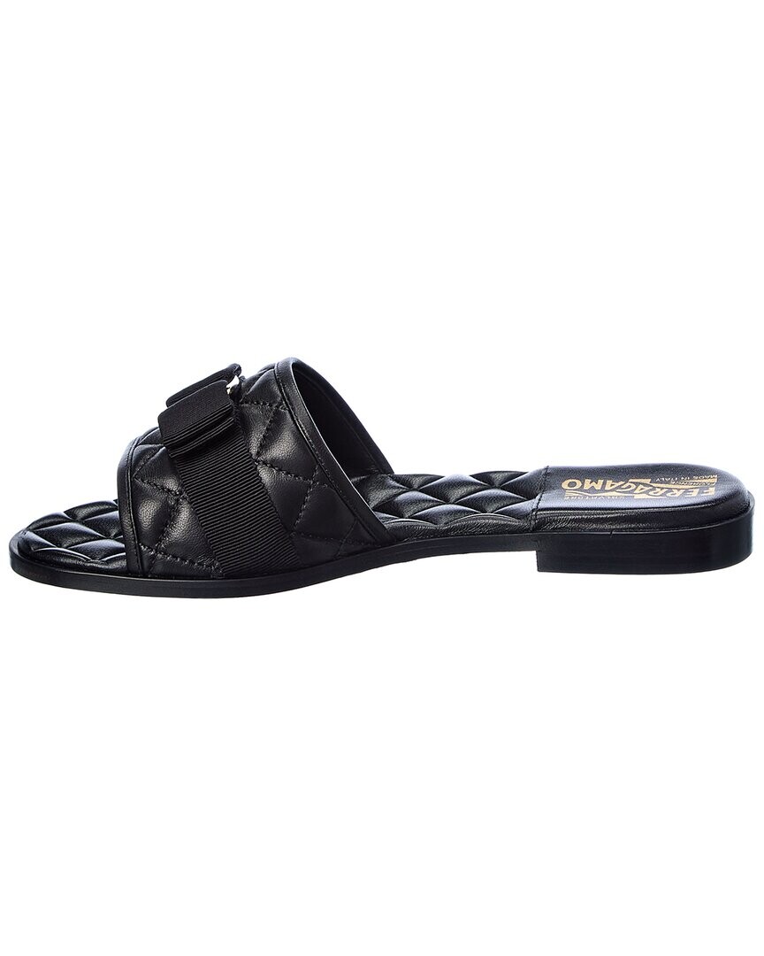 

Кожаные сандалии Ferragamo LoveC Q Salvatore Ferragamo, черный