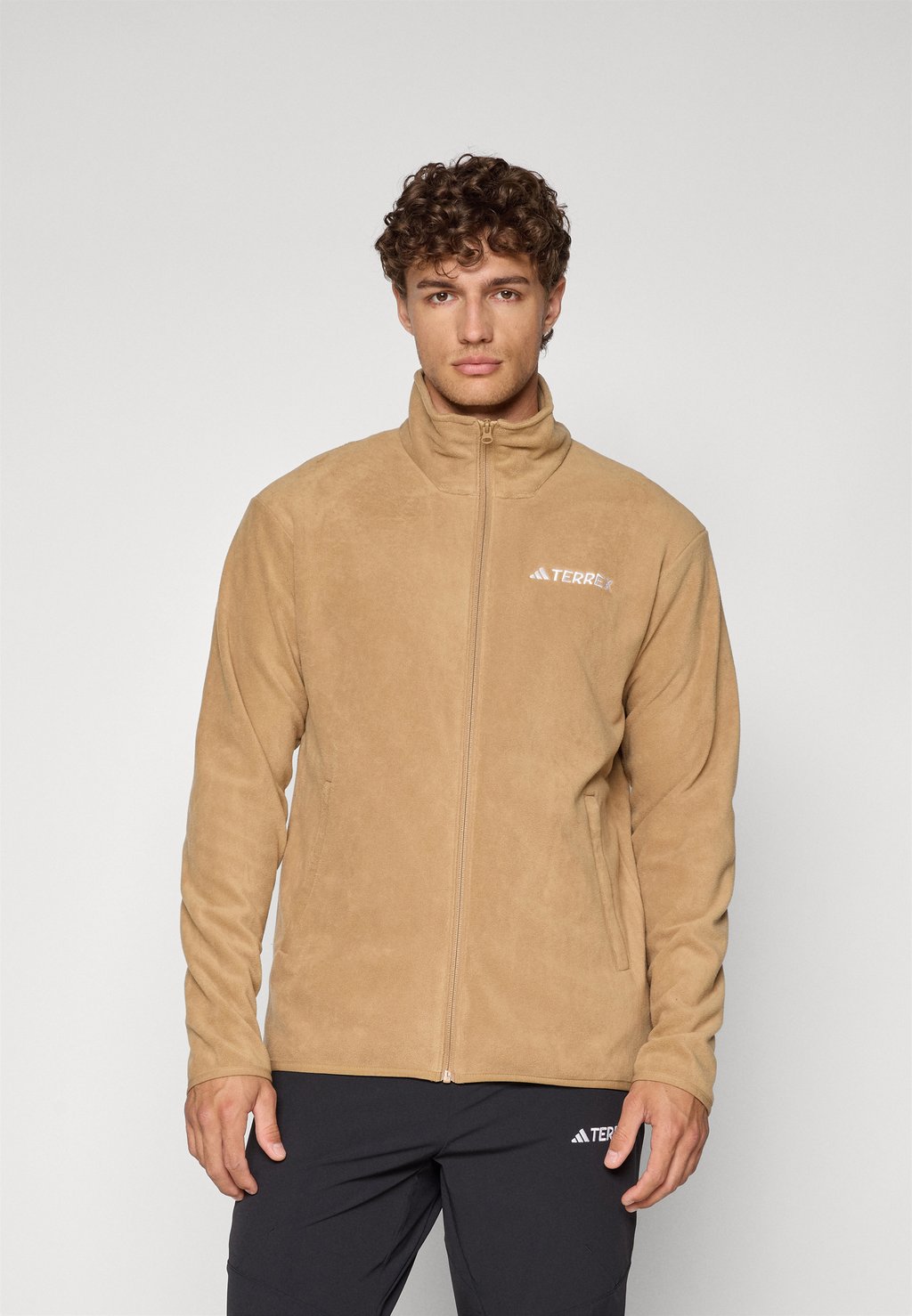

Флисовая куртка MT ESS FZ FL Adidas Terrex, коричневый