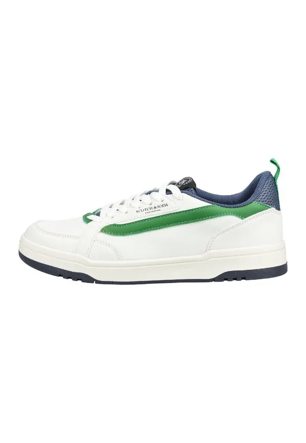 Тренеры краута бело-зеленые Scotch & Soda, White-Green