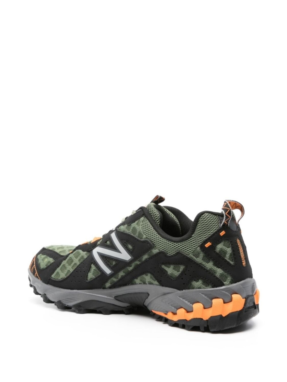 Кроссовки New Balance 610v1 With Inserts, темно-зеленый/черный/оранжевый — фото 3
