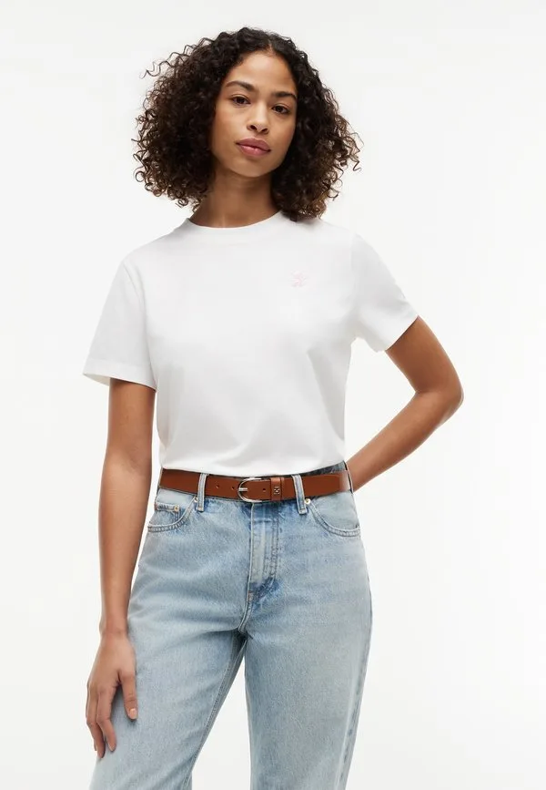 Простая футболка Tommy Hilfiger, Ecru