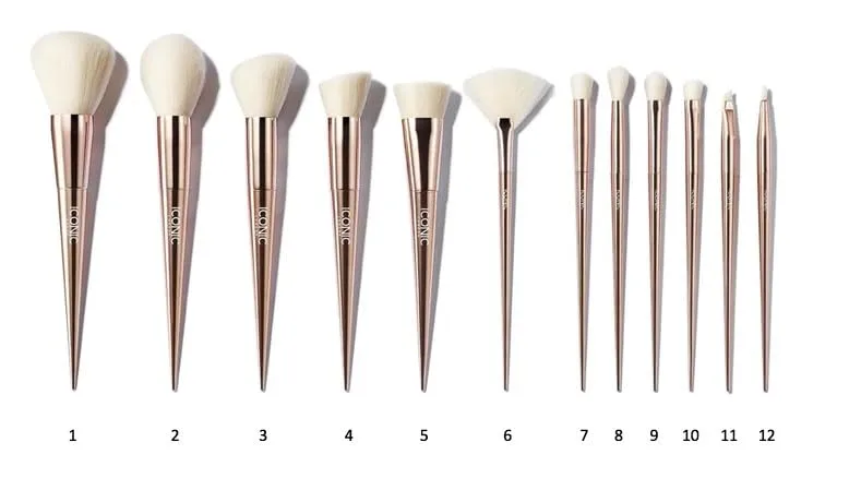 Набор кистей для макияжа ICONIC LONDON Ultimate Brush Set | 12 предметов, Ultimate Brush Set — фото 3