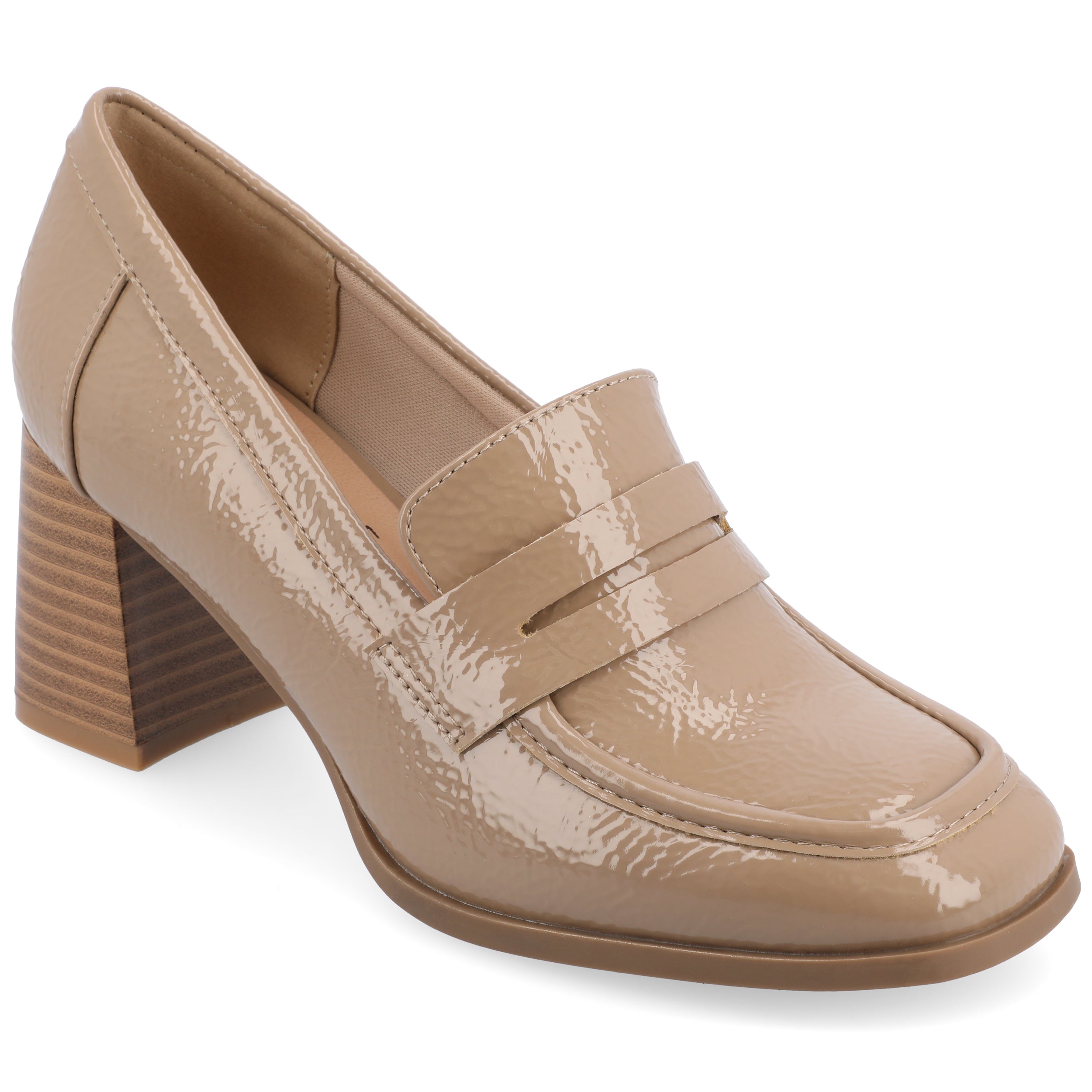 Женские туфли-лодочки Tru Comfort Foam Malleah из коллекции Journee, цвет patent/taupe