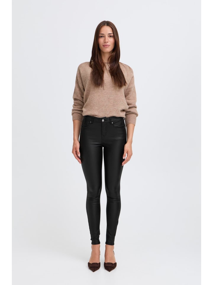 

B. young Джинсы BYKIKO SLIM с покрытием, облегающий крой, черные