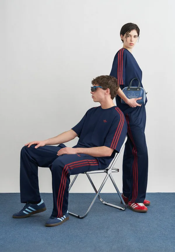 Спортивные штаны firebird Adidas Originals, Night Indigo/Better Scarlet — фото 2