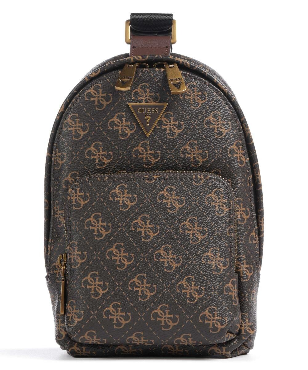 

Эко-Слинг-Сумка Milano из искусственной кожи Guess, коричневый