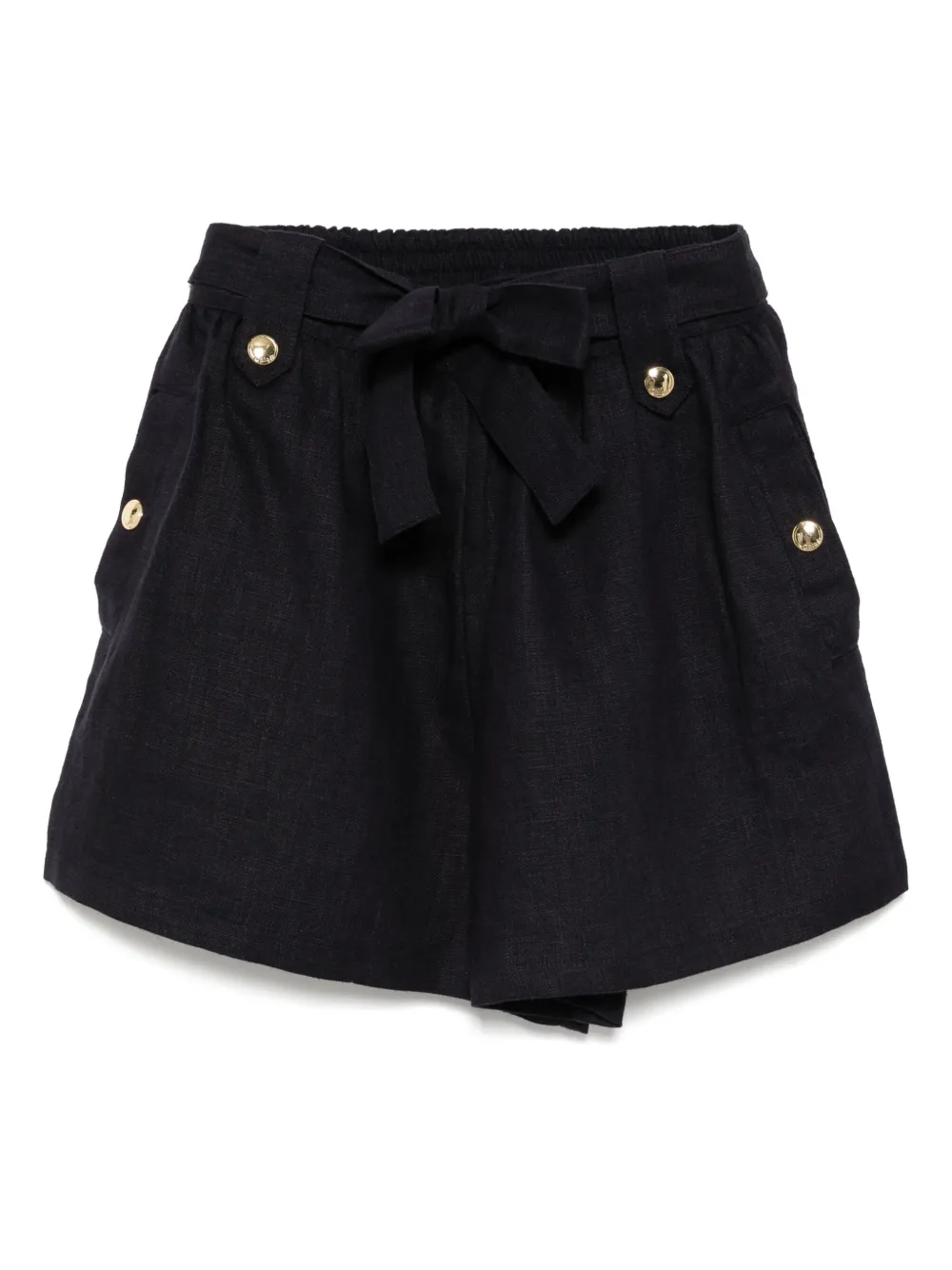 

Льняные шорты Chloé Kids, синий