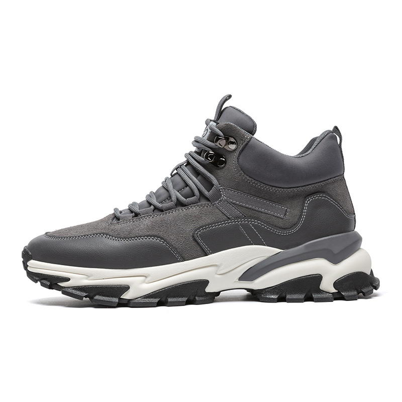 

Мужские полувысокие повседневные кроссовки QIAONAI, серый