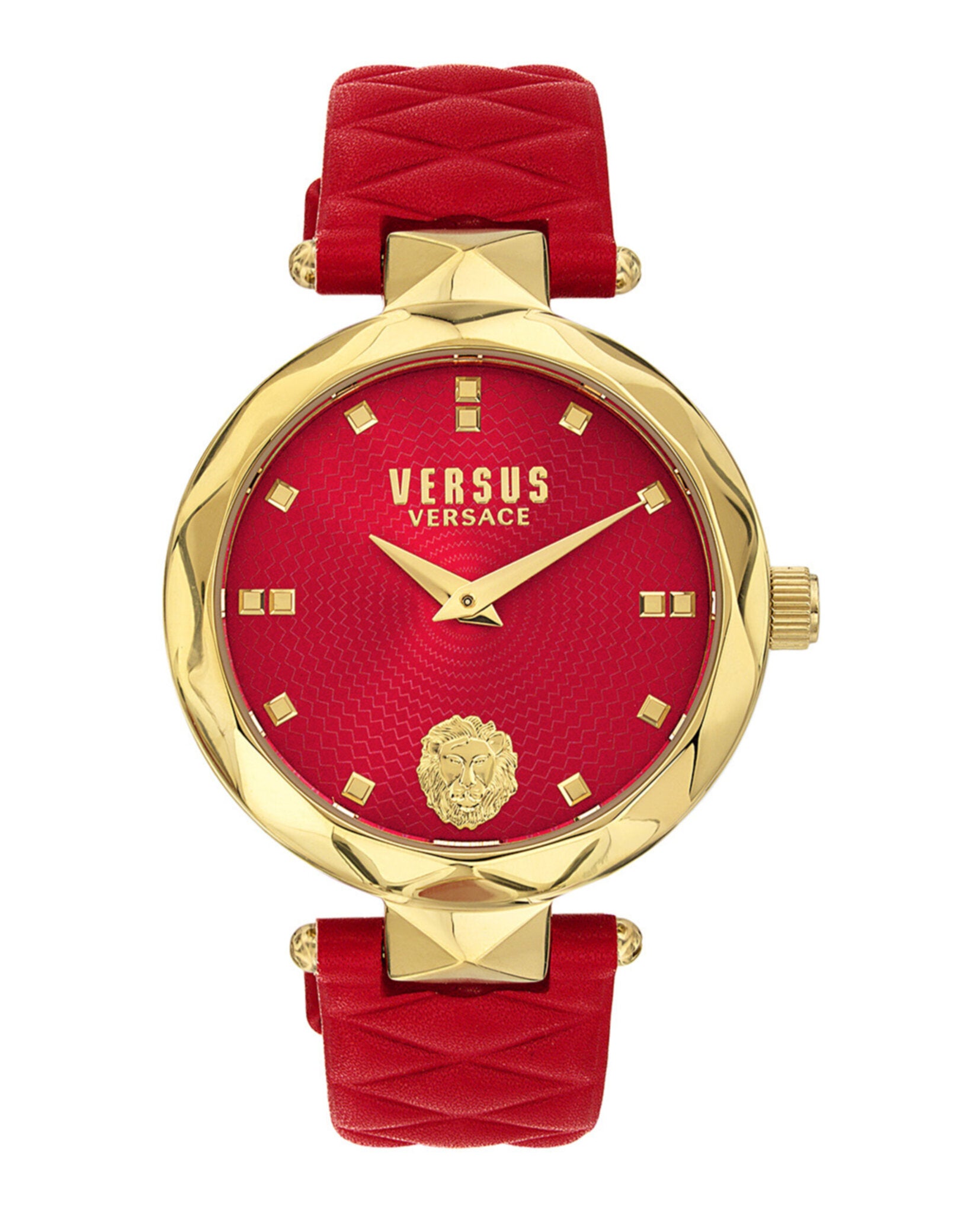 

Часы с ремешком Covent Garden Versus Versace, красный/золотой/красный