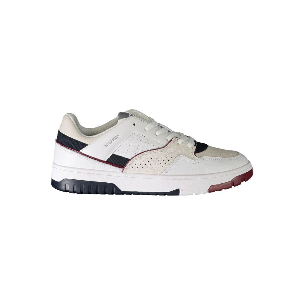 

Белые полиэтиленовые мужские кроссовки Tommy Hilfiger