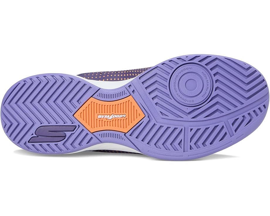 Кроссовки SKECHERS Skechers Hands Free Slip-ins Viper Court Reload, цвет Purple/Coral — фото 3