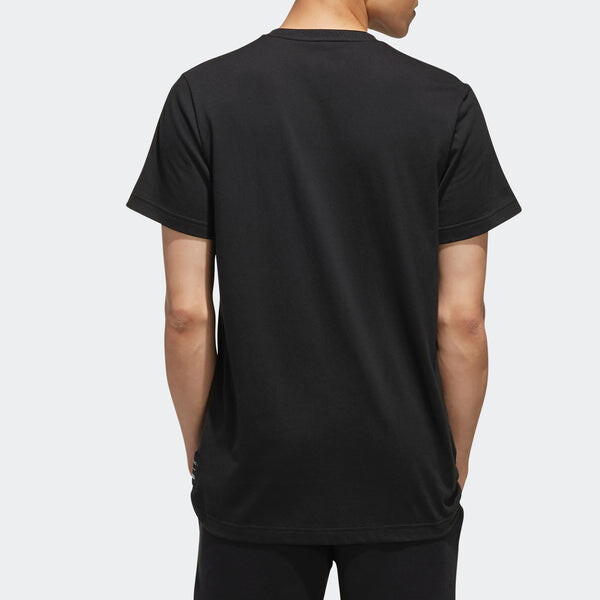 Футболка neo x crossover athleisure casual sports с коротким рукавом Adidas, черный — фото 4