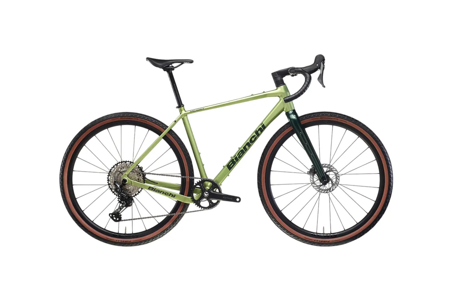 

Гравийный велосипед Bianchi Arcadex al - grx610/822 - 28 дюймов - diamant - 2026, grün | ub / light green / forest green full glossy